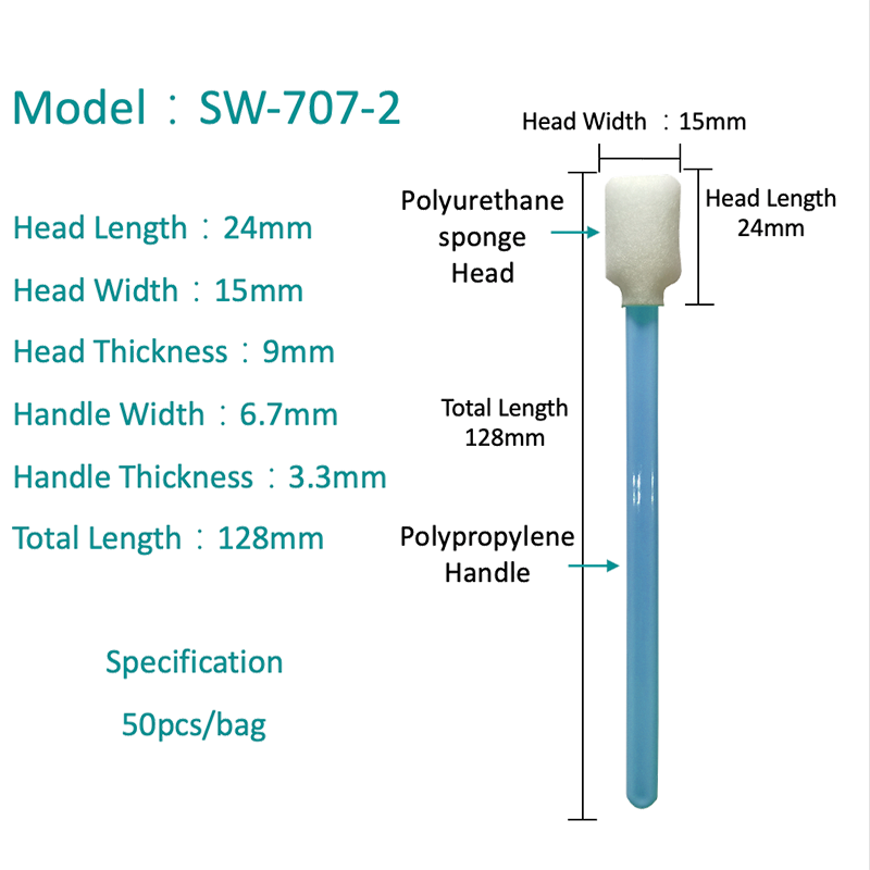 Sw-707-2 corrosio repugnans et mollis spongia swab
