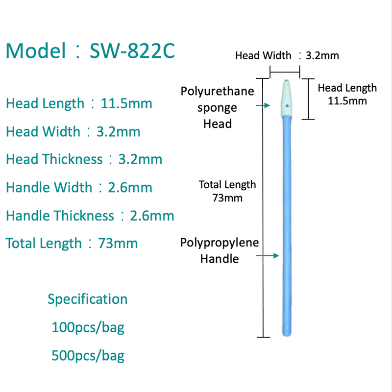 Sw-822C missa spuma tangoroom swab